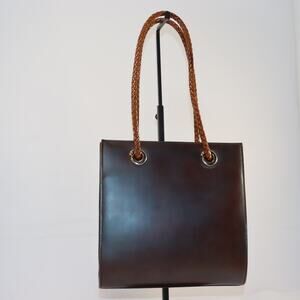 Cartier Panthère Leather Tote‎ Restored Dyed One-of-a-Kind